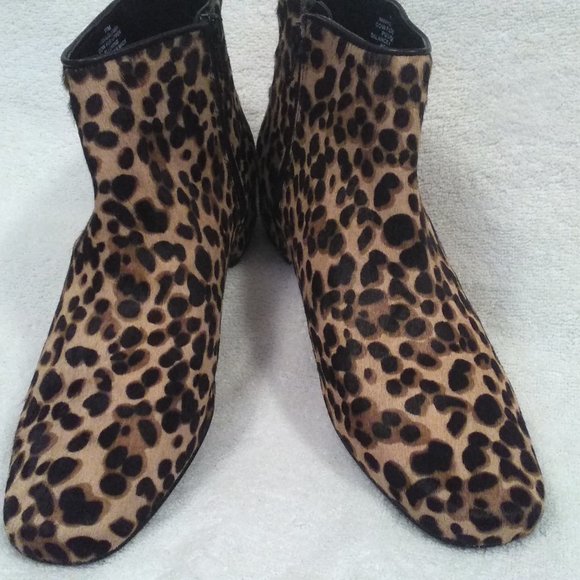 Nine West Leopard Print Ankle Boot  11M - Picture 2 of 12